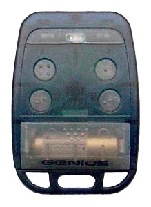Genius TE 4433H Télécommande portail 4 boutons 433.92 MHz - 1001 Telecommandes