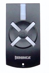 Beninca T 4WV Télécommande portail 4 boutons 433.92 MHz - 1001 Telecommandes