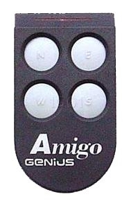 Genius JA 334 GREY Télécommande portail 4 boutons 868.35 MHz - 1001 Telecommandes
