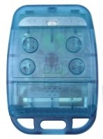 Genius TE 4433H BLUE Télécommande portail 4 boutons 433.92 MHz - 1001 Telecommandes