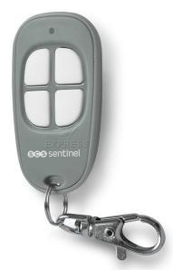 Scs CONTROLGATE GREY Télécommande portail 4 boutons 433.92 MHz - 1001 Telecommandes