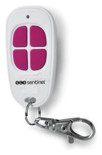Scs CONTROLGATE FUCHSIA Télécommande portail 4 boutons 433.92 MHz - 1001 Telecommandes