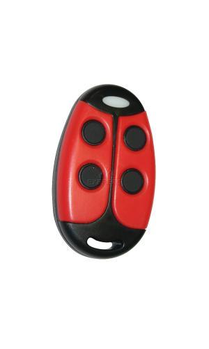 Sea COCCINELLA COPY RED TX4 Télécommande portail 4 boutons 433.92 MHz - 1001 Telecommandes