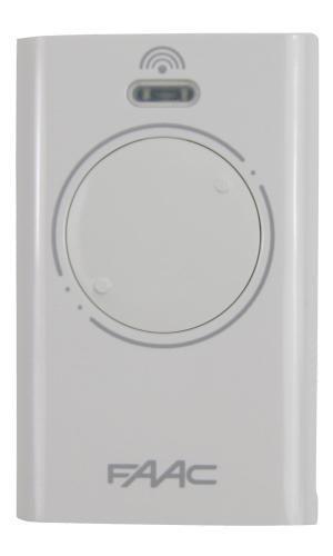 Faac XT 2 433 SLH Télécommande portail 2 boutons 433.92 MHz - 1001 Telecommandes